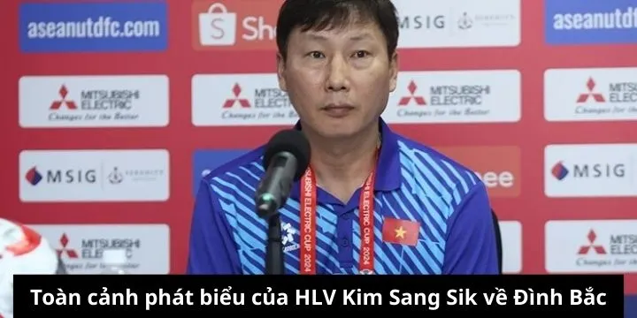 Cụ thể phát biểu đến từ HLV Kim Sang Sik